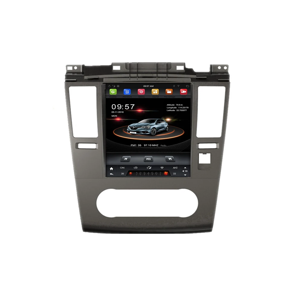  10.4 inch Android 8.1 For NISSAN Tiida 2008-2010 Multimedia Stereo Car DVD Player Navigation GPS Ra