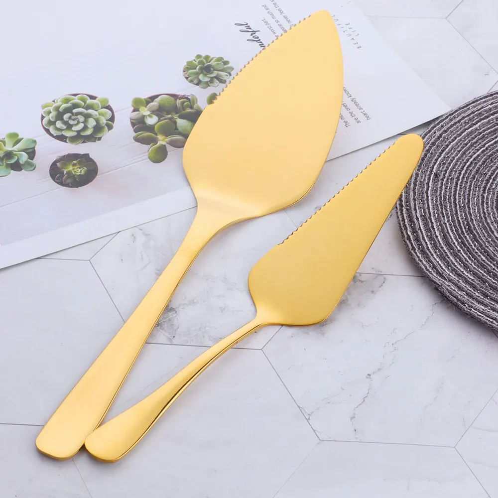 3 In1 Kitchen Knife Set Steel Pizza Shovel Set Metal Dough Scraped Cake Knife Pie Divider Cutter Spatula for Baking Accessories