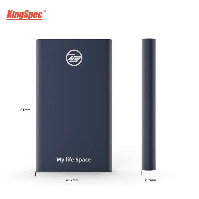 Kingspec ssd 128 ГБ 256 512 1 ТБ Type-C внешний портативный жесткий диск tlc USB3.1 совместим с usb3.0