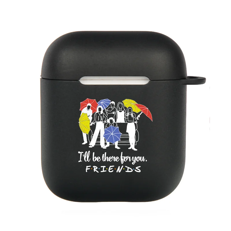 I02393S Чехол для наушников tv Friends для девочек Apple Air pods 2 чехол для зарядного устройства для AirPods 2 1 жесткий черный защитный чехол Аксессуары - Цвет: I02393S