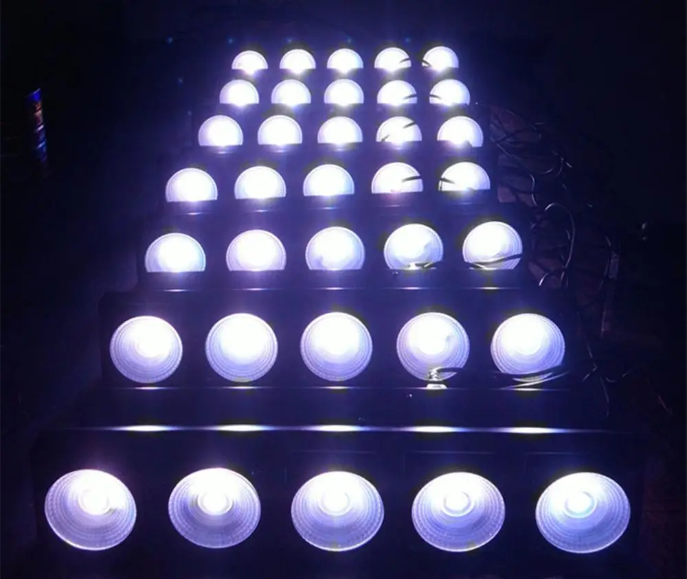 5x30 Вт RGB 3в1 COB светодиодный Матрица luz светодиодный barra de luz DMX512 lavado светодиодный al aire libre/luz de inundation DJ/Bar/fiesta/espectapulo/