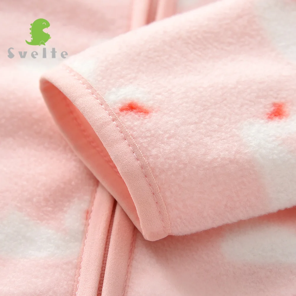 Cena SVELTE wiosna jesień zima dla dzieci dzieci dziewczyny śliczne miękka kurtka polarowa płaszcz odzież wierzchnia Cardigan odzież bluza