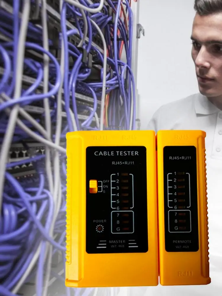 RJ45 RJ11 RJ12 сетевой кабель тестирование принтер USB LAN Сетевой кабель тестер сетевой Ethernet инструмент кабель USB принтера тестирование