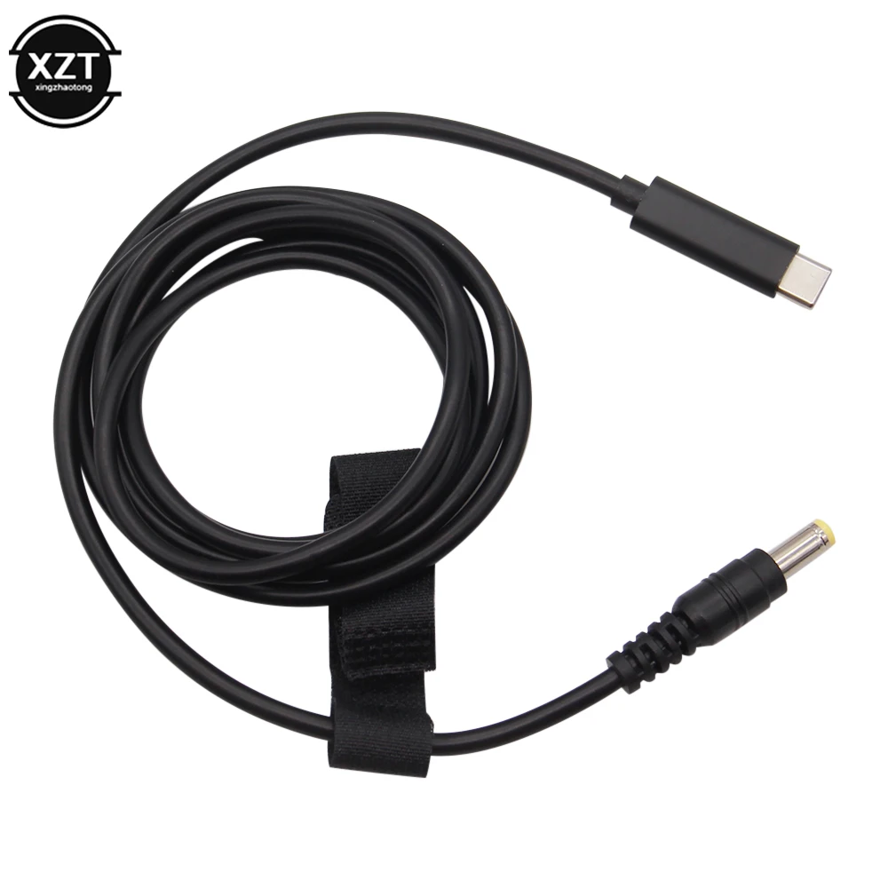 USB Type C PD Charging Cable Cord Dc Power Adapter Converter 5.5*2.5 20V 3A 65W For Lenovo Asus Dell Hp Laptop Charger