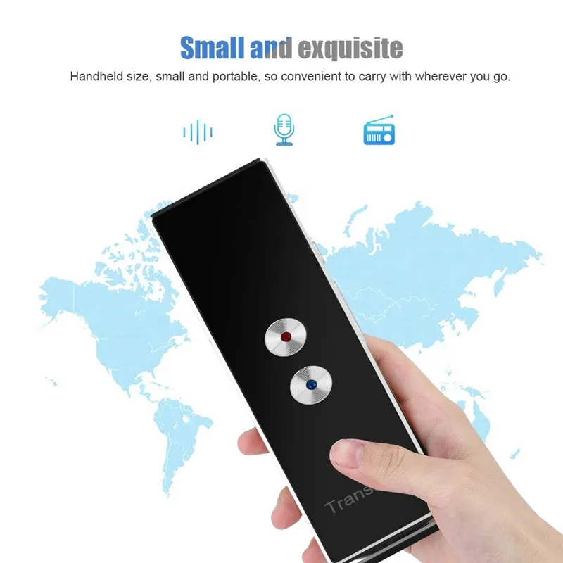

Smart Instant Real Time Multi-Languages Voice Translator 2.4G Wireless Translator Support 40 Languages Translator Assistant