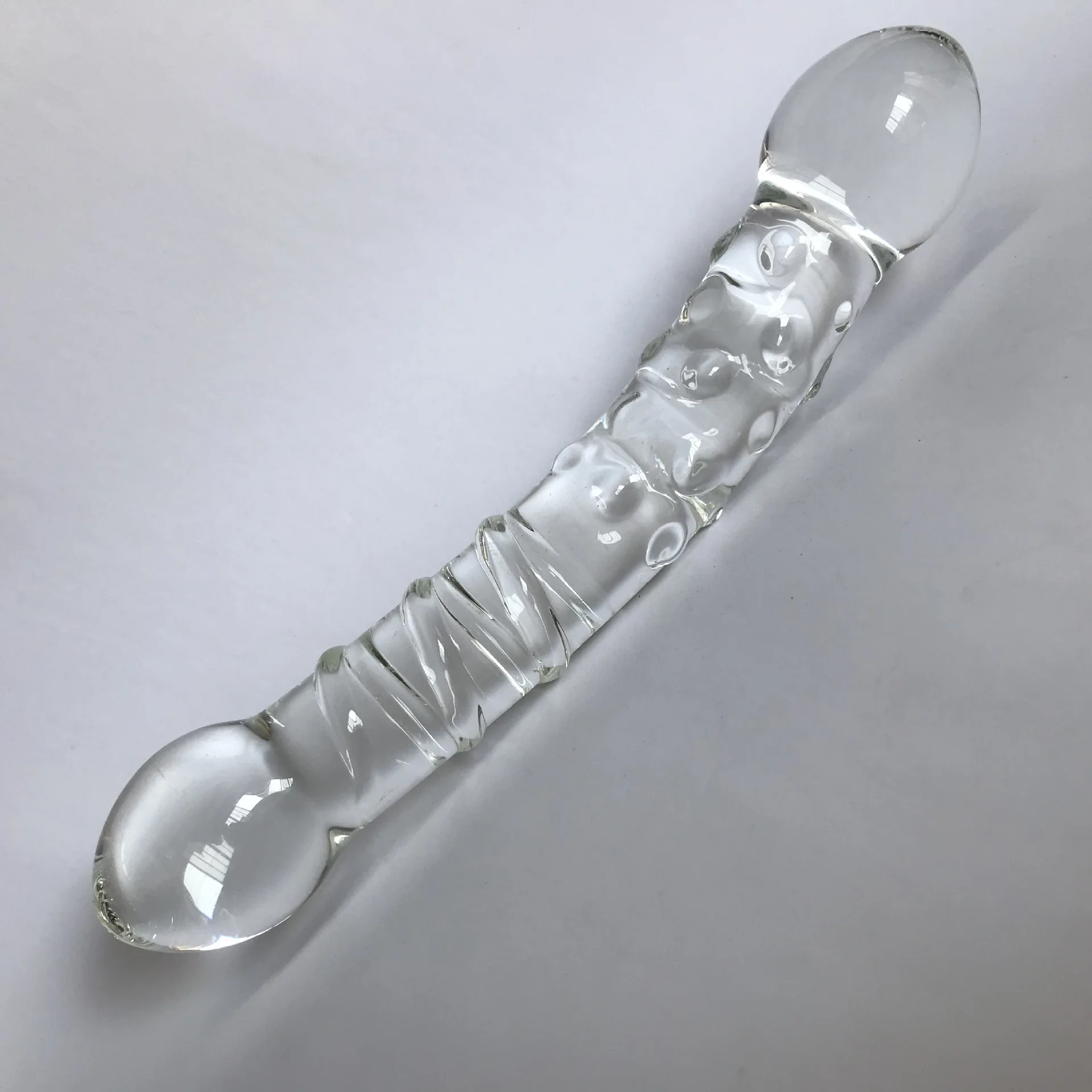 Custom Double Headed Dildo Pyrex Glass Crystal Fake Penis Anal Butt Plug Female Male Adult Masturbation Sex Toy for Women Men Gay Hf5885b209ab44d4183fd4967167a67ecP