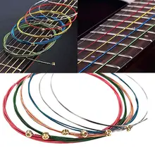 

6Pcs Anti-rust Acoustic Folk Guitar Strings Set Music Instrument Accessories New Chic