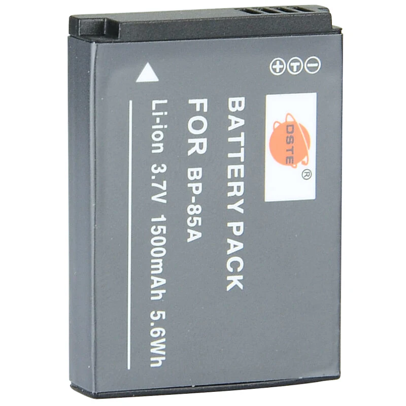 2 шт. 1500 мАч 3,7 V BP-85A BP85A 85A DSTE батарея камеры DSLR видеокамера Батарея ЖК-дисплей двойной Зарядное устройство для samsung WB210 PL210 SH100 - Цвет: 1BatteryOnly