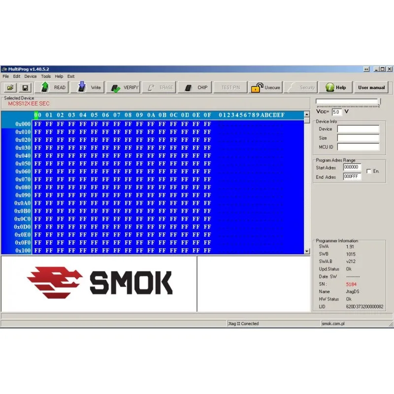 SMOK программист SMOK JTAG BDM программист для коррекции одометра+ ключ prorammer+ Immo+ чип Euc тюнинг+ подушка безопасности