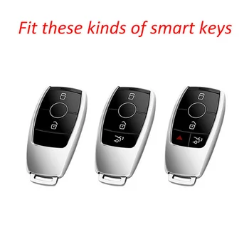

Car Key Chain Fob Cover Case For Mercedes Benz W177 W205 W213 W222 W247 W463 X253 X247 V167 C118 Key Case Cover