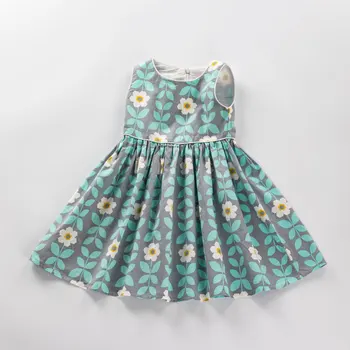 

Toddler Girls Dresses Baby Summer Cute Comfortable Cotton Kids Clothes Print Flower Party Brithday Wedding 2020
