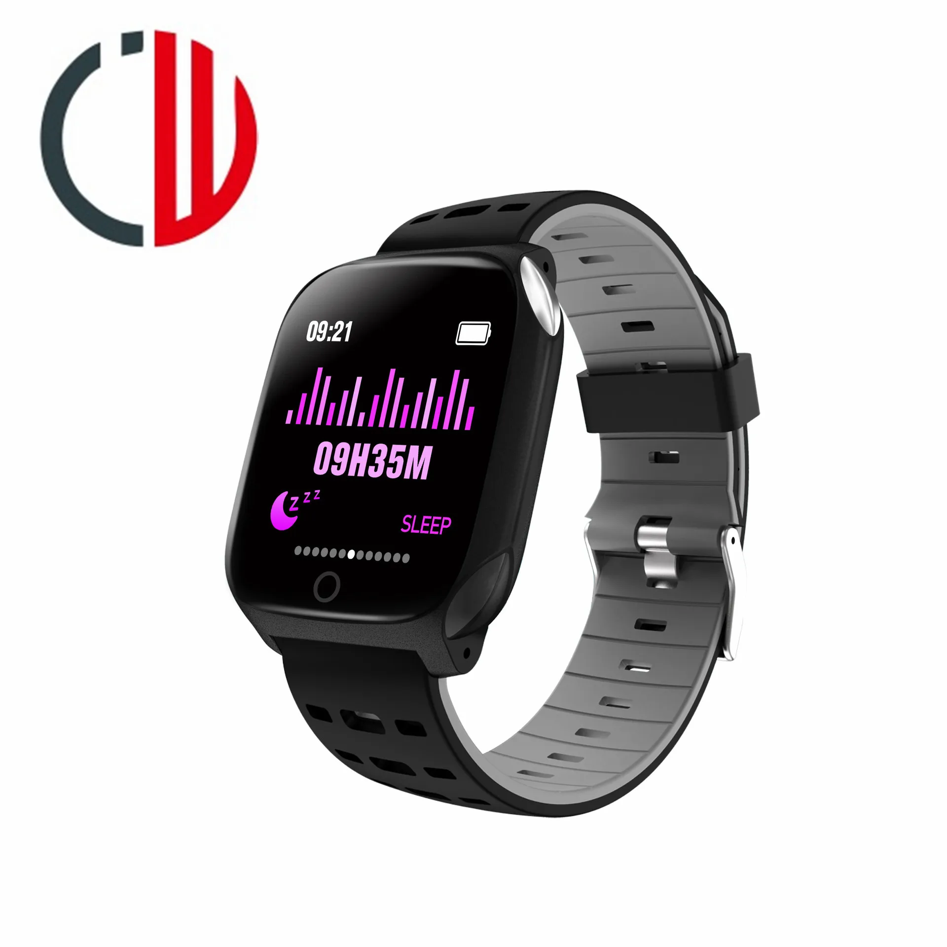 

Hot Selling ECG-PPG Smart Bracelet F16 Heart Rate Blood Pressure Oximeter Step Calls to Remind Information Remind