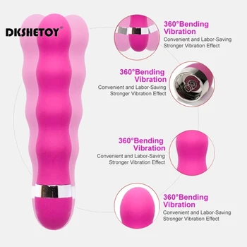 Dildo Vibrator For Women Masturbation Bullet G Spot Av Magic Wand Clitoris Stimulator Pussy Vaginal Massager Thrusting Sex Toys 3