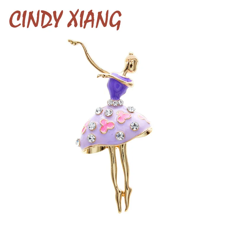 CINDY XIANG Стразы маленькая Автомобильная булавка броши для женщин Креативный