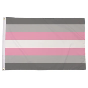 

Demigirl Flag Pride LGBT 90x150cm 3x5FT Polyester Banner Decoration Gift Sports Indoor Outdoor Club Vivid Color Digital Printed