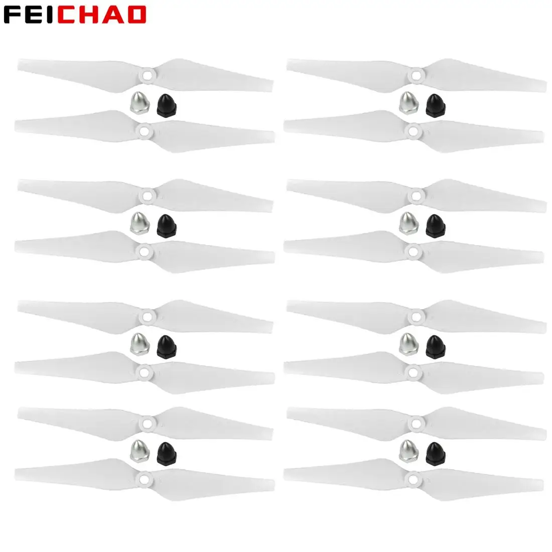 8 Pairs 9443 Propellers CW CCW Self-Locking Screw Props for DJI Phantom V2 RC FPV Drone Quadcopter Replacement Accessories | Электроника