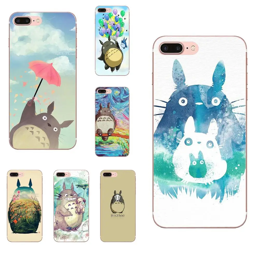 For Xiaomi Redmi Mi 4 7A 9T K20 CC9 CC9e Note 7 9 Y3 SE Pro Prime Go Play Silicone Skin Cover Silicon Painting Totoro | Мобильные