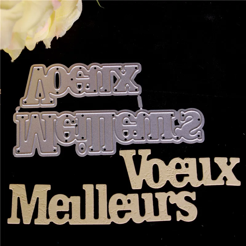 Matrices De Découpe En Métal, 26 Leettres De L'alphabet Majuscules Et Minuscules Pochoirs De Decoupe Pour Scrapbooking Carte De Gabarit De Bricolage