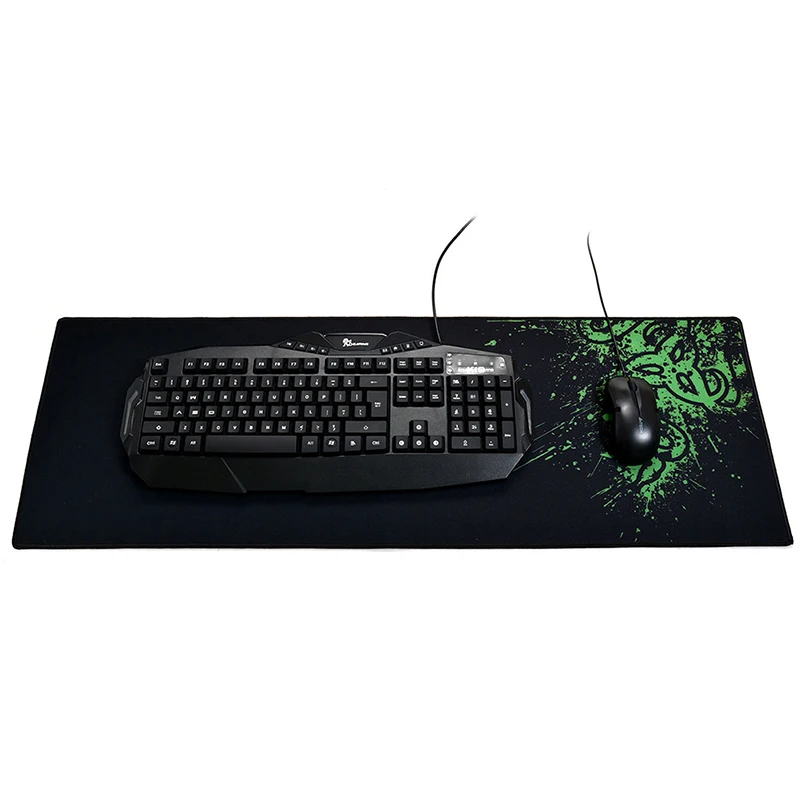 Extra Large Mouse Pad Old World Map Gaming Mousepad Anti-slip Natural Rubber Gaming Mouse Mat With Locking Edge