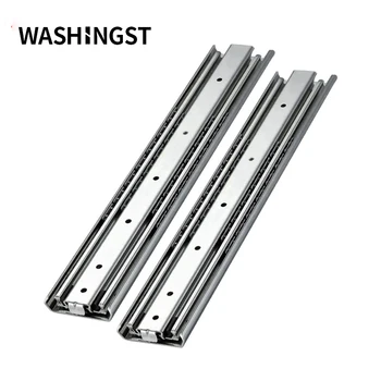 

WASHINGST Heavy Duty Drawer Slide 71mm width 150 kg Bearing Capacity Drawer Runner Full Extension Drawer Rail