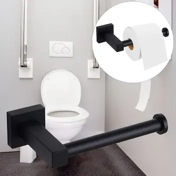 

Stainless Steel Wall Mounted Bathroom Towel Rail Single Bar Rack Holder Shelf B85C