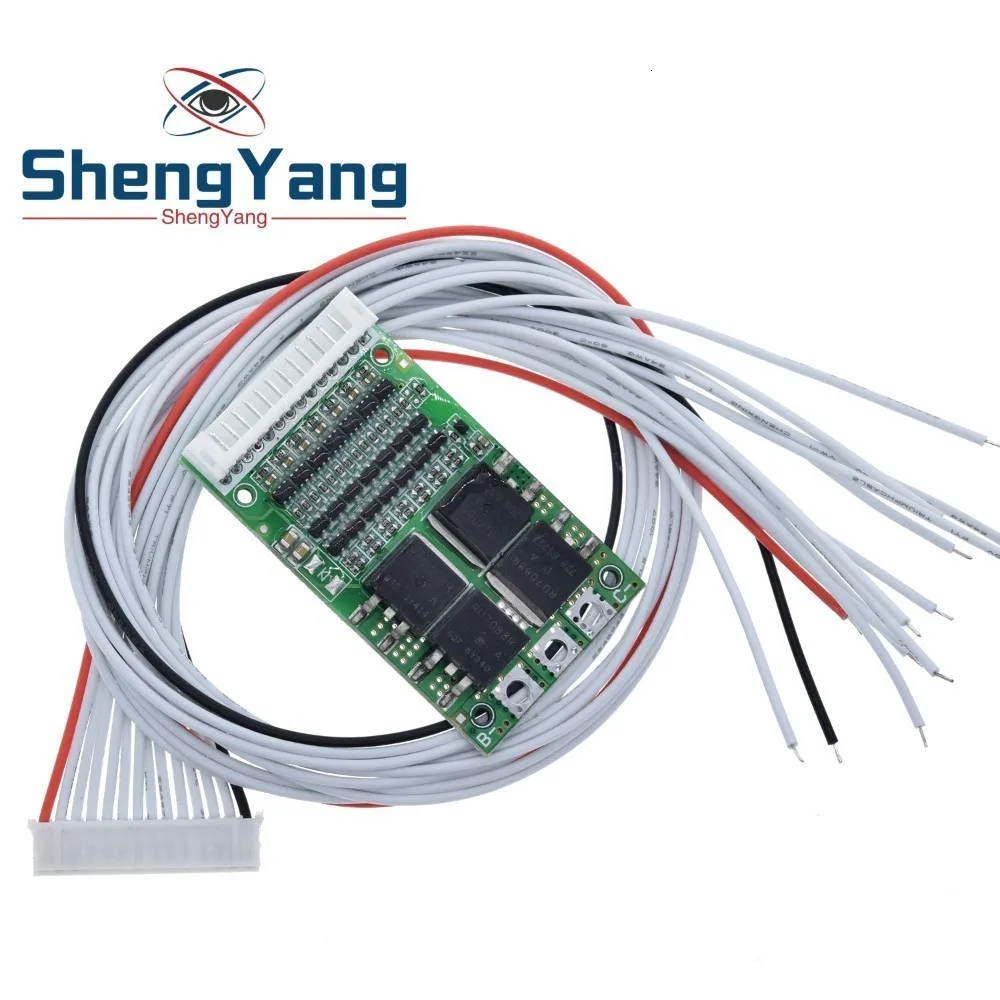 Bms 6s 7s 8s 9s 10s 11s 12s 13s 3.6v 4.2v 25a Adjustable Bms Lithium Li-ion 18650 Battery Protection System Board Module Pcb Pcm