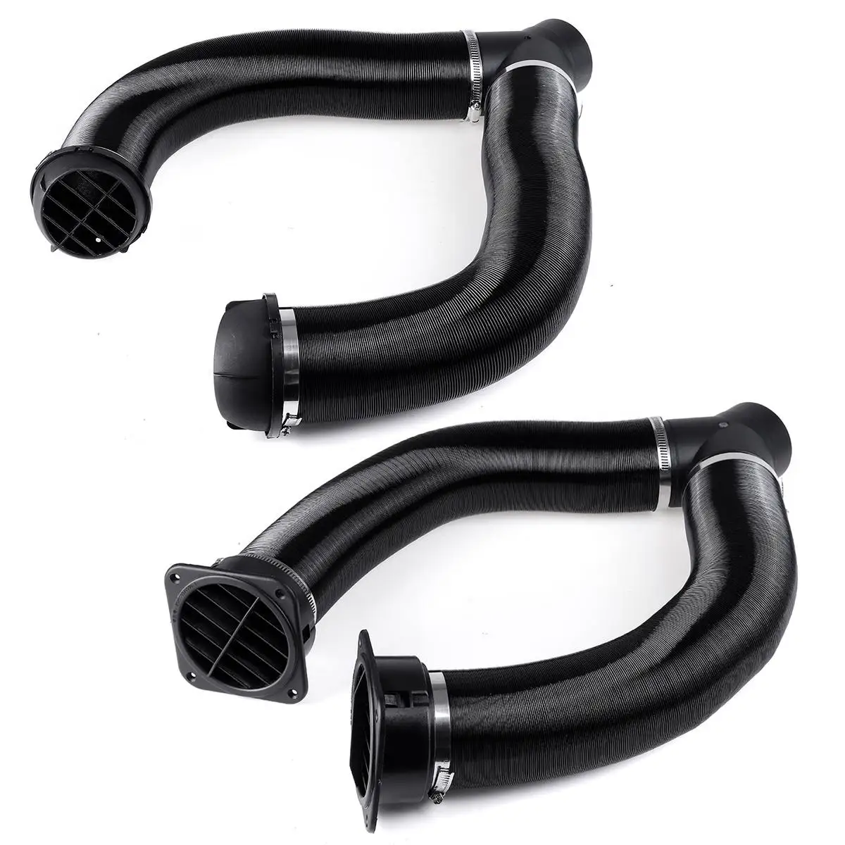 42mm/60mm/75mm Car Heater Pipe Duct Warm Air Outlet Vent Hose Clips Set For Webasto Eberspacher Propex Diesel Parking Heaters