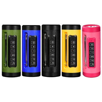 

Multifunctional Outdoor Bluetooth Flashlight Mini Speaker Player Radio, Power Waterproof Outdoor Flashlight Alarm Flashlight Lig