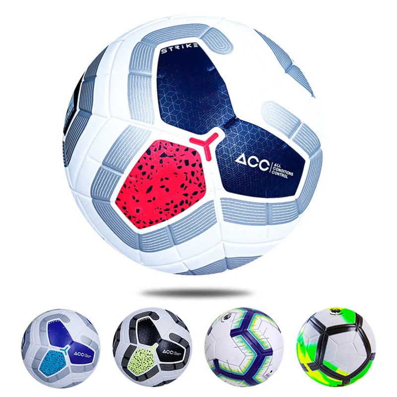 

High Quality PU Soccer Ball Size 5 Hot Pressing Soft Leather Football Ball Team Match League Gift Training Balls