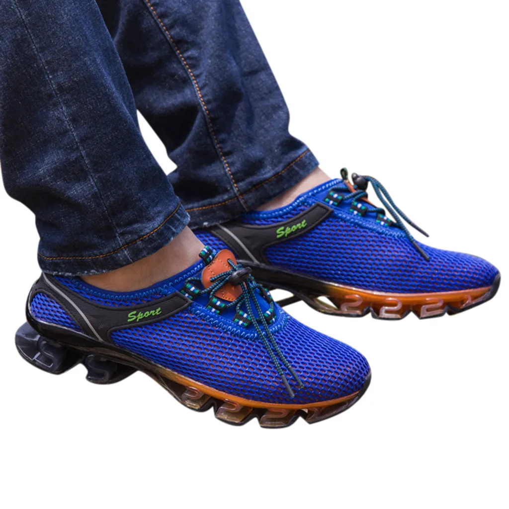 

2019 New Fashion men sport summer Men Breathable Outdoor Hiking Shoes Casual Sports Shoes Wading Shoes#G4