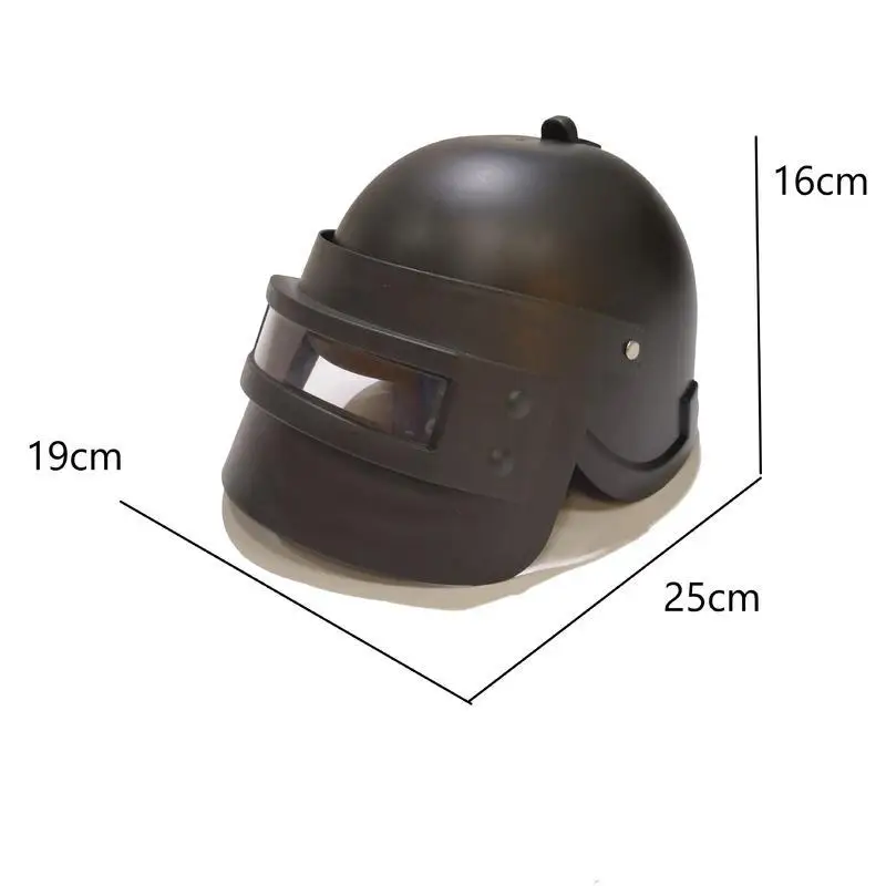  Game PUBG Level 3 Helmet Cosplay Props Playerunknown's Battlegrounds Plastic for Children Kids Mask