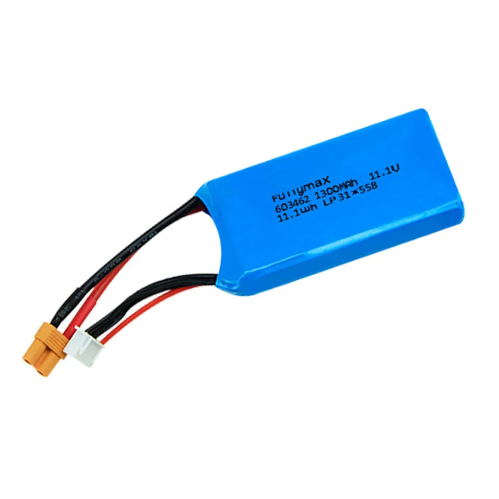 Обновленная батарея Lipo 11 1 в 1300 мАч для WLtoys X450 Airplane FPV RC Drone запасные части замена