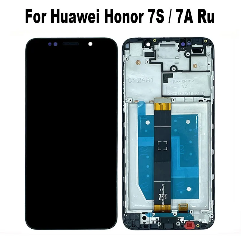 ЖК-дисплей с сенсорным датчиком и дигитайзером в сборе для Huawei Honor 7A Ru Version / 7S Dual SIM
