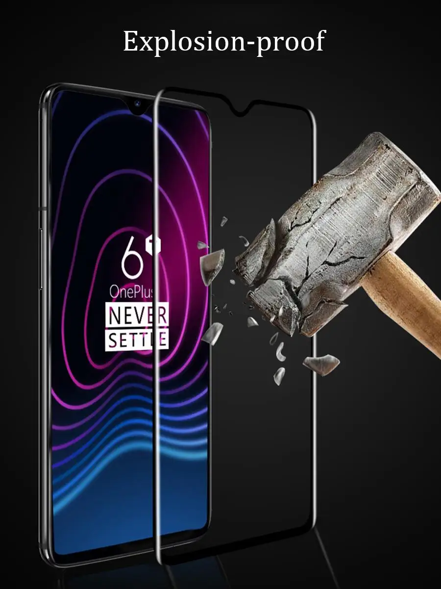 Для OnePlus 7T Pro 7 6T 6 5T 5 3t 3 Защита экрана полное покрытие закаленное стекло на для One Plus 5T 6T 7 защитная стеклянная пленка