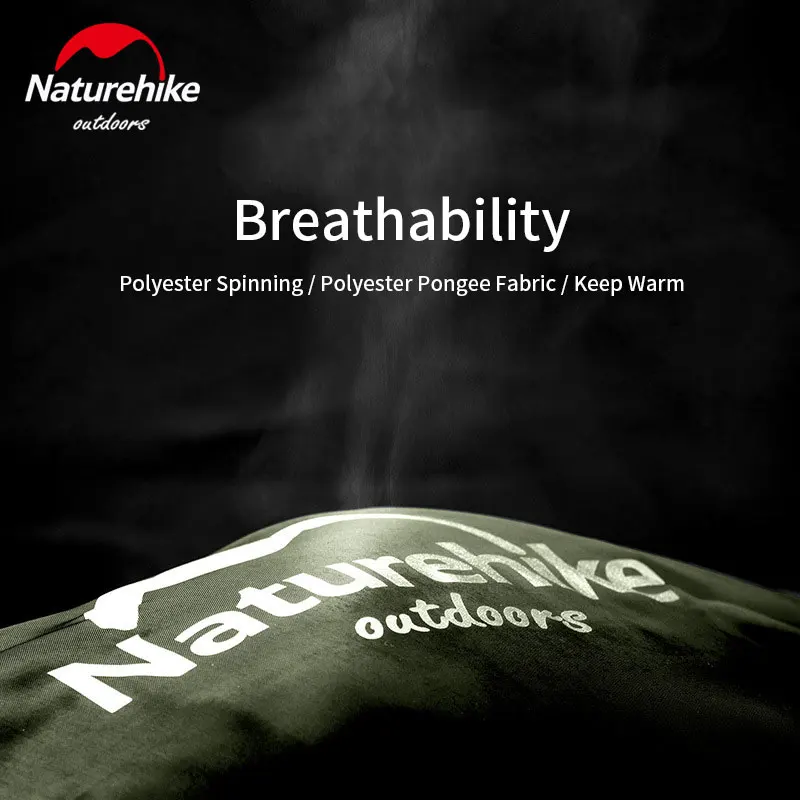 Naturehike U Series Camping Sleeping Bag Envelope Splicing Form Double Sleeping Bag Keep Warm Cotton Down Travel Quilt