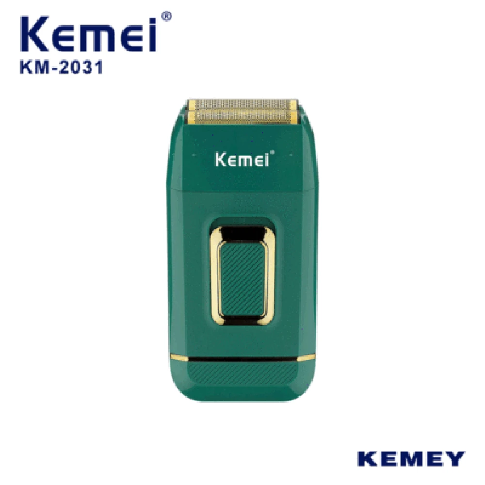 

Portable KEMEI Stainless Steel Mesh Cutter Head Multi-color Optional USB Rechargeable Km-2031 Washable Reciprocating Shaver