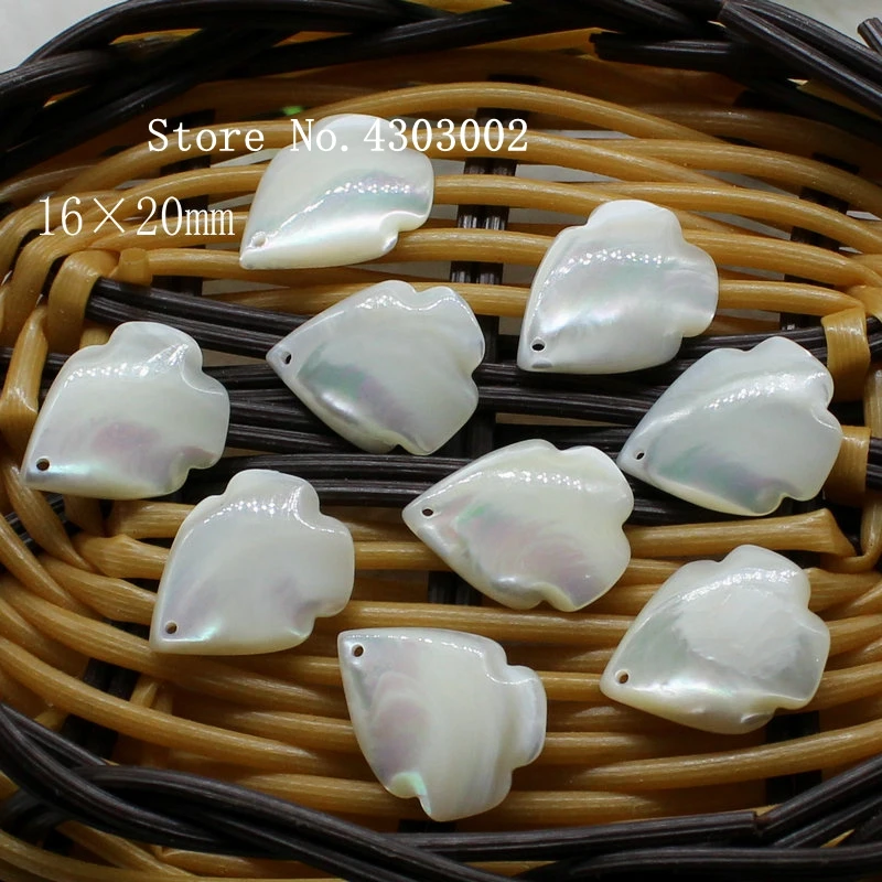 

50pcs/lot 16x20mm Natural White Fish Mother of Pearl shell for DIY Jewelry Fish Cut MOP Pearl shell Beads