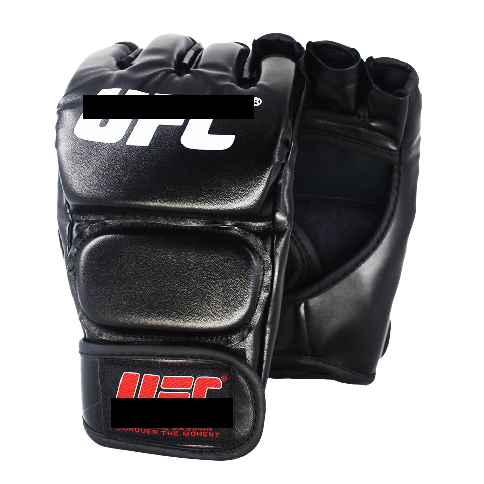 Prix SUOTF noir combat MMA boxe sport cuir gants tigre Muay Thai combat boîte mma gants boxe sanda boxe gant tampons mma