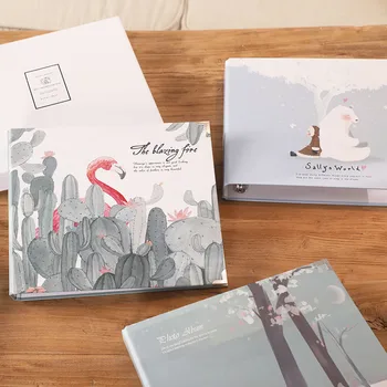 

New Creative Diy Manual Photo Album Loose-leaf Couple White Book Children Baby Growth Souvenir Album Wedding Anniversary Gifts