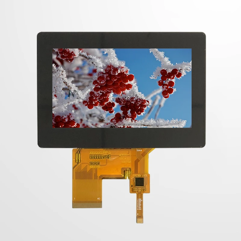 

4.3 inch 800*480 IPS LCD, HDMI interface, high brightness, TFT LCD capacitive touch panel wide temperature with a HDMI board