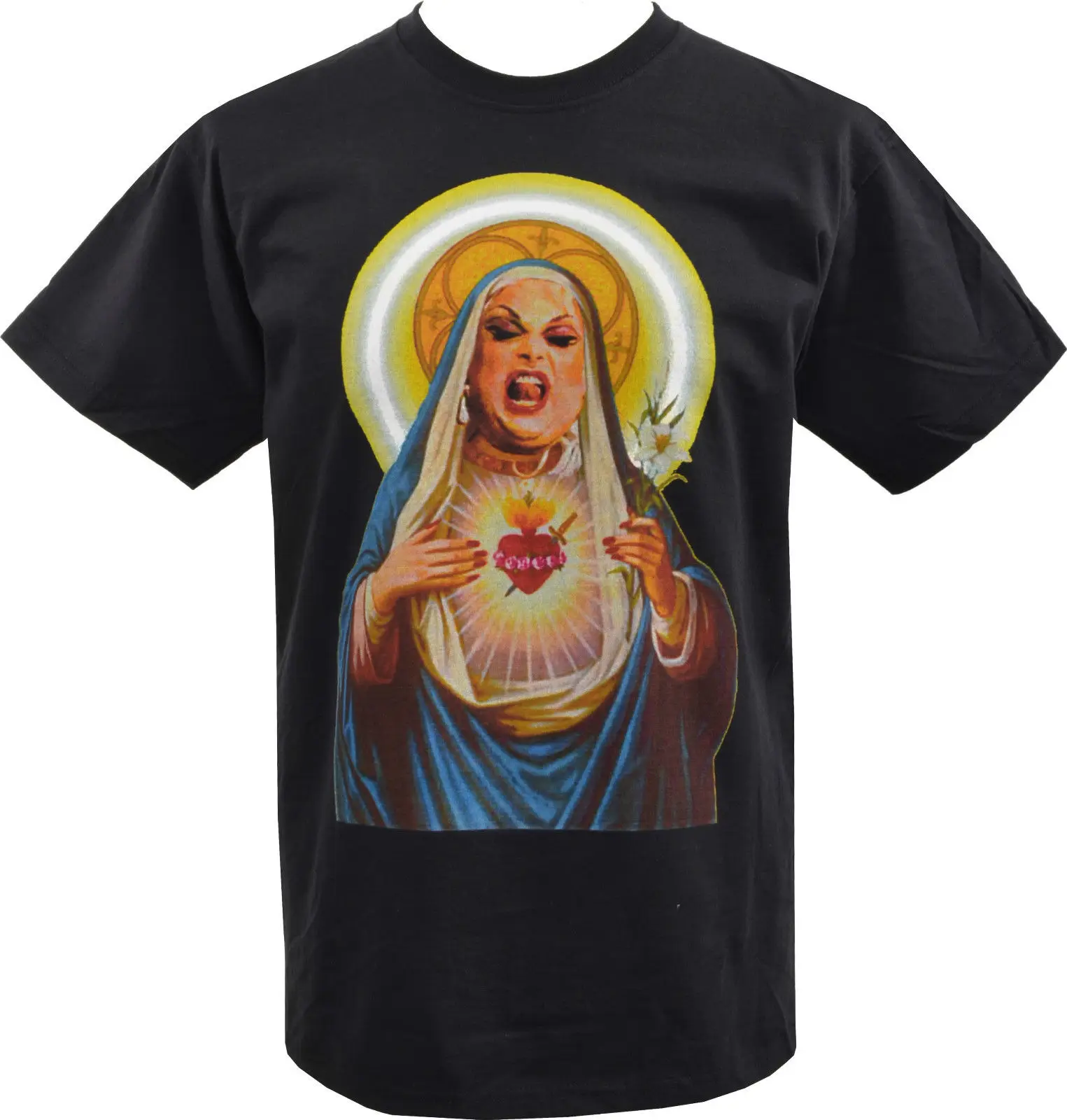 MENS BLACK T-SHIRT PRINTED DIVINE DRAG QUEEN JOHN WATERS HAIRSPRAY CULT S - 5XL summer o neck tee free shipping cheap |