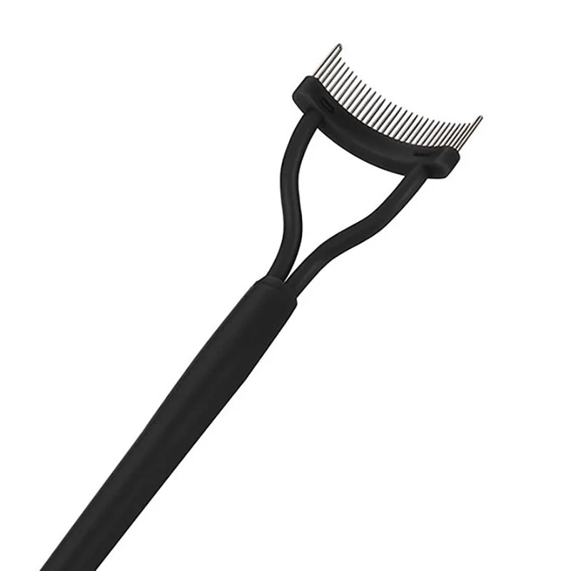 

2020 New Eyelash Curler Beauty Makeup Lash Separator Foldable Metal Eyelash Brush Comb Mascara Curl Beauty Makeup Tool