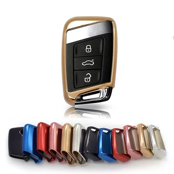 

For to Volkswagen Passat B8 Volkswagen Golf Gte Model Nano TPU Remote Key Cover car Accessories styling