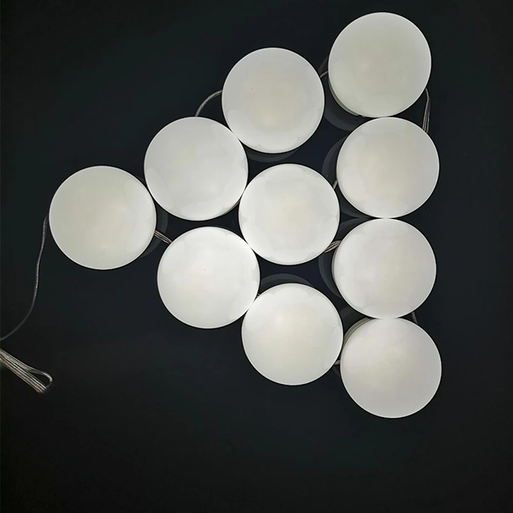 Lâmpada de Maquiagem para Vestir Luz de Mesa Luz da Corda Stepless Pode Escurecido Maquiagem Espelho 5 Modos Lignitng Quarto Ser 8 de mesa luz da corda 5 modos