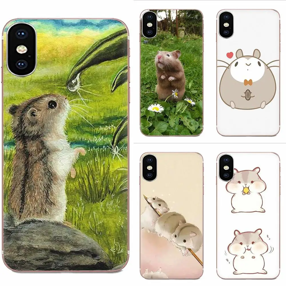 

Soft Shell Cases For Samsung Galaxy Note 5 8 9 S3 S4 S5 S6 S7 S8 S9 S10 5G mini Edge Plus Lite Cartoon Hamster