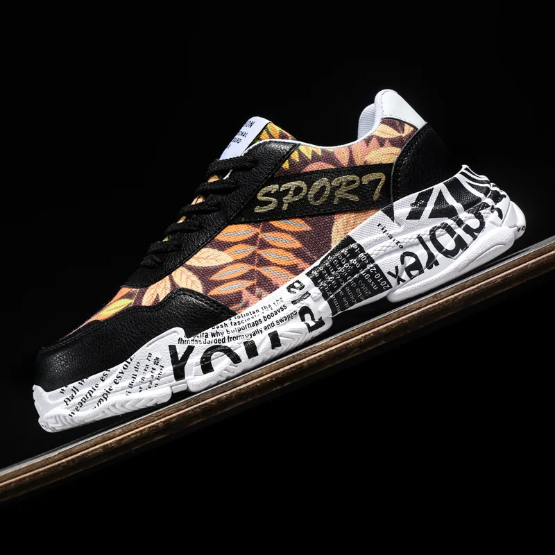 

2019 New Style Summer Colored Cloth Hot Selling Sports Daddy Shoes Korean-style Trend Casual Board Shoes Men Sports Breathable S