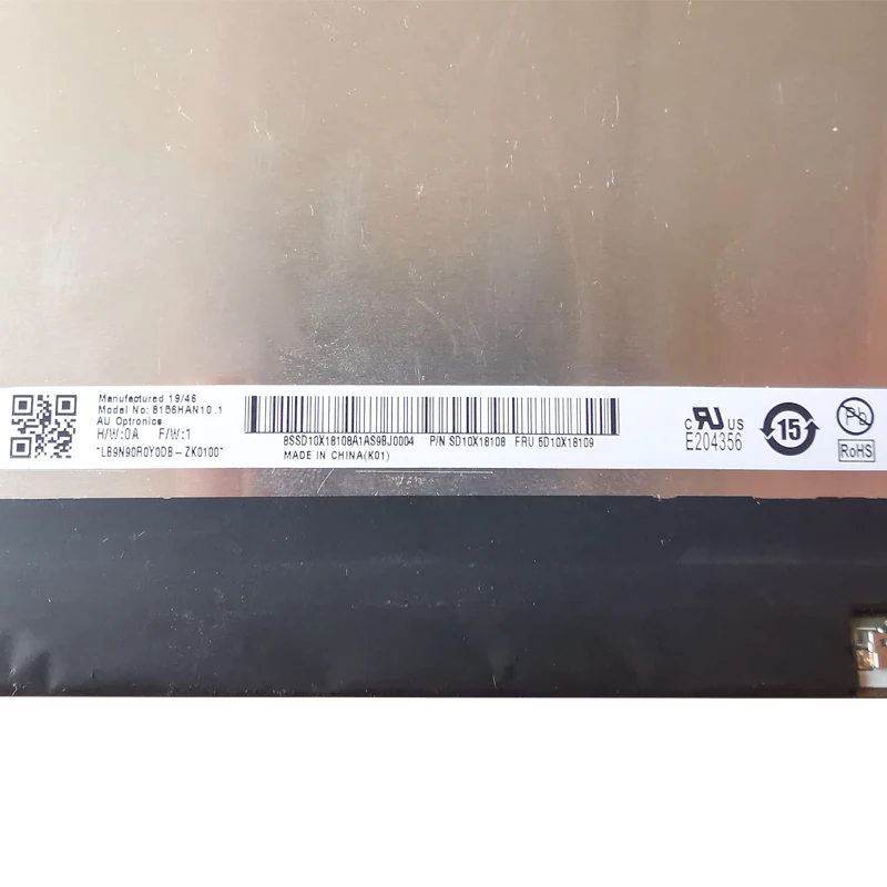 144 Гц 100% sRGB 1000:1 IPS дисплей с контрастным соотношением B156HAN10.1 ЖК экран 1920x1080 FRU