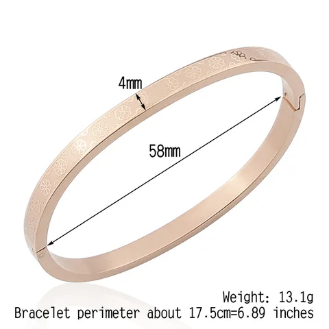 Plant Lotus Leaf Pattern Bracelets,Stainless Steel Jewelry Love Bangle for Women And Children Party Gifts Wholesale