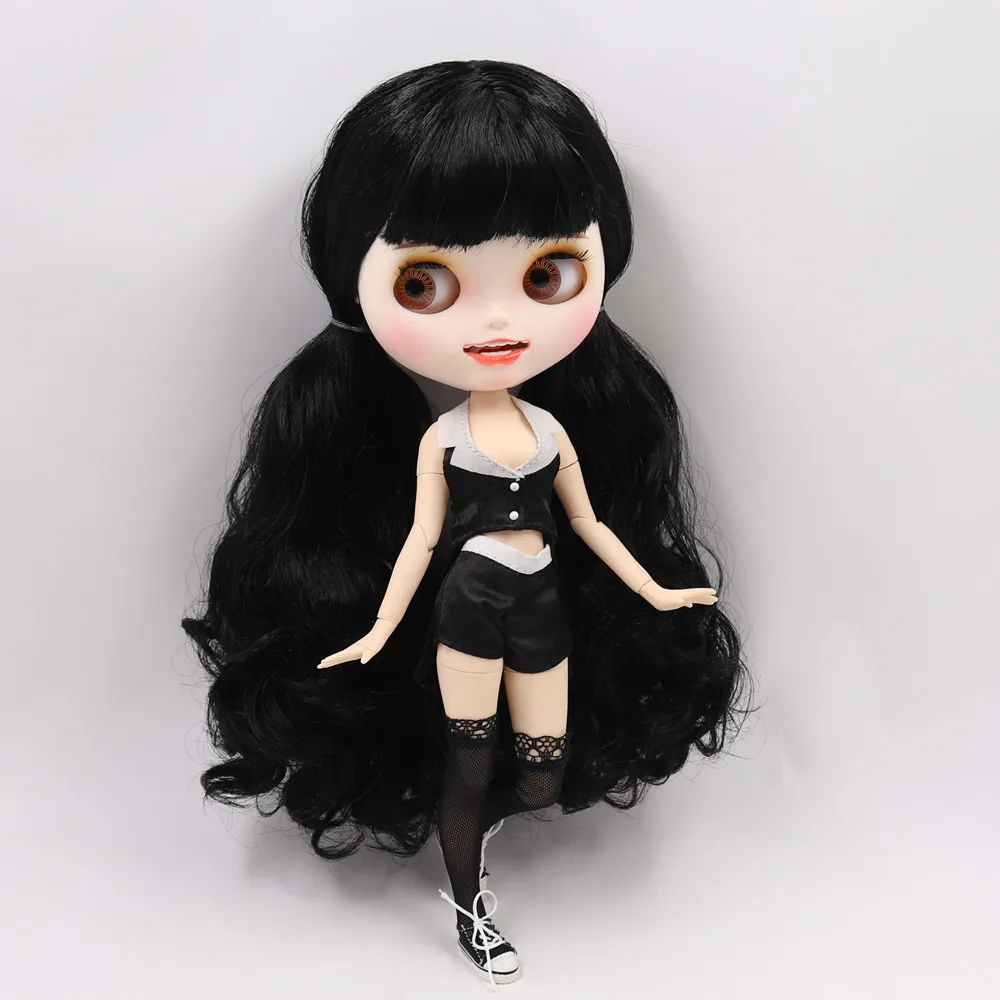 ICY 1/6 Blyth Обнаженная кукла белая кожа и суставы тела Новая Улыбка Рот матовое лицо, 30 см Индивидуальные куклы для девочки подарок Игрушка Специальное предложение