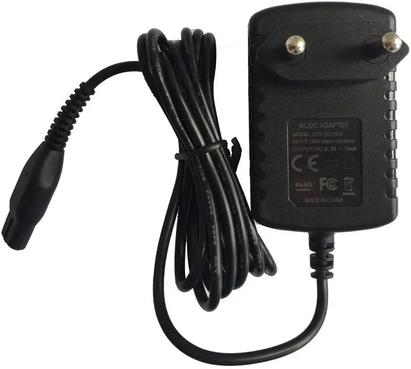 4,3 V Мощность адаптер Зарядное устройство для PHILIPS бритвы RQ310 RQ311 RQ312 RQ320 RQ330 RQ350 S300 S510 YQ300 Замена A00390